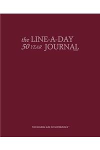The Line-A-Day 50 Year Journal Grape