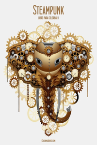 Steampunk libro para colorear 1