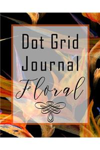 Dot Grid Journal Floral