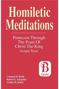 Homiletic Meditations