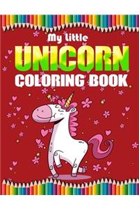 My Little unicorn Coloring Book