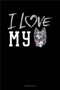 I Love My Border Collie: Address Book