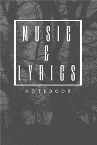 Music & Lyrics Notebook