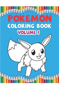 Pokemon Coloring Book Volume 1