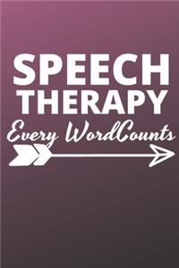 Speech Therapy Every Word Counts