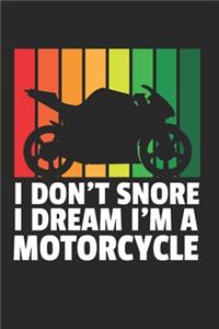 Motorrad Notizbuch