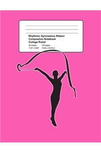Rhythmic Gymnastics Ribbon Composition Notebook
