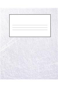 White Composition Notebook