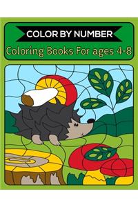 Color By Number Coloring Books For ages 4-8