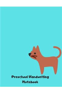 Preschool Handwriting Notebook