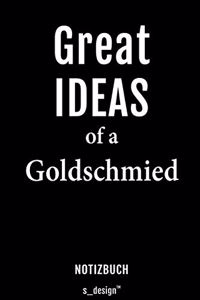 Notizbuch für Goldschmiede / Goldschmied / Goldschmiedin