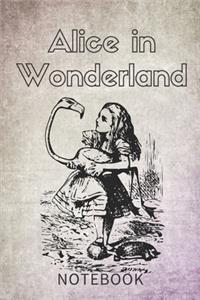 Alice in Wonderland Notebook