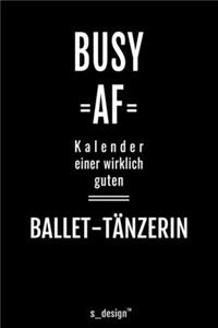 Kalender für Ballet-Tänzer / Ballet-Tänzerin