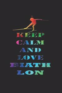 Biathlon Notizbuch