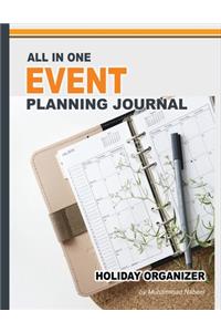 All in One Event Planning Journal - Holiday Organizer