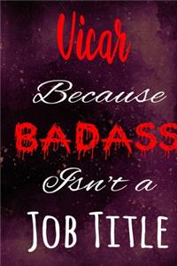 Vicar Because Badass Isn't a Job Title