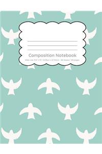 Composition Notebook Wide Ruled 120 Pages