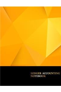 Ledger Accounting Notebook