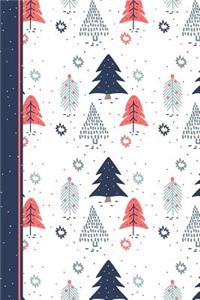 Christmas Tree Pattern Notebook