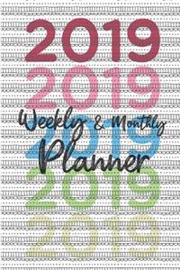 2019 Planner Weekly and Monthly