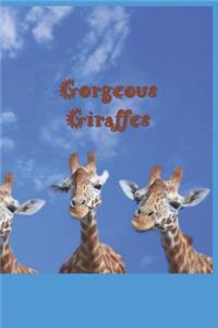 Gorgeous Giraffes: 124 Page Softcover, Has Both Lined And/Or Blank Pages with Giraffe Images, College Rule Composition (6