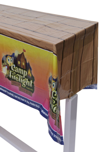 Vacation Bible School (Vbs) 2024 Camp Firelight Tablecloth