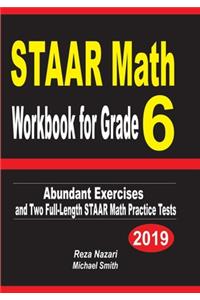 STAAR Math Workbook for Grade 6