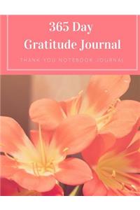 365 Day Gratitude Journal