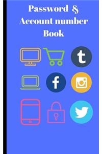 Password & Account Number Book: Never Forget the Password Again