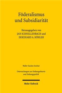 Foderalismus und Subsidiaritat