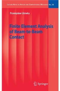 Finite Element Analysis of Beam-To-Beam Contact