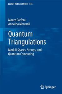 Quantum Triangulations: Moduli Spaces, Strings, and Quantum Computing