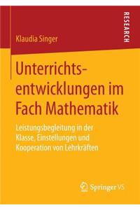 Unterrichtsentwicklungen Im Fach Mathematik