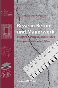 Risse in Beton und Mauerwerk.