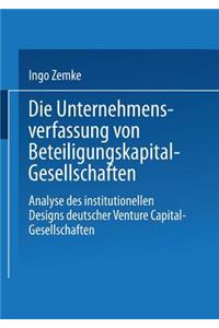 Unternehmensverfassung Von Beteiligungskapital-Gesellschaften