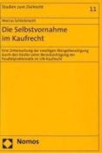Die Selbstvornahme Im Kaufrecht