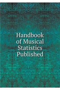 Handbook of Musical Statistics Published