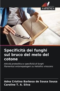 Specificità dei funghi sul bruco del melo del cotone