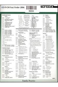 Icd-9-cm 2006 Fast Finder Family Practice