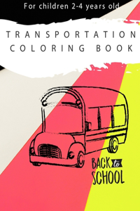 Transportation coloring book