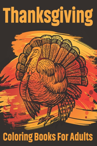 Thanksgiving Coloring Book for Adults