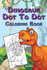 Dinosaur Dot To Dot Coloring Book