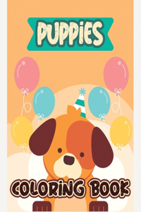 Puppies Coloring Book