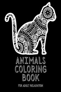 Animals Coloring Book For Adult Relaxation