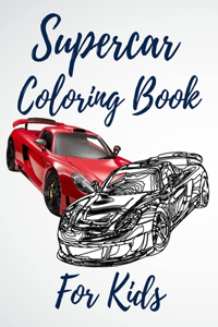 Supercar Coloring Book For Kids