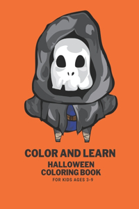 Color And Learn Halloween Coloring Book