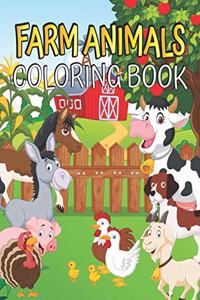 Farm Animals Coloring book
