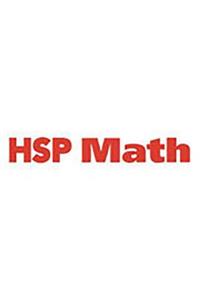 Harcourt School Publishers Math: ACT Crds(math Lang Sprt/Ell)K-2