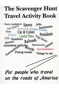 Scavenger Hunt Travel Activity Book