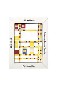 Moma Mondrian Sticky Notes Box